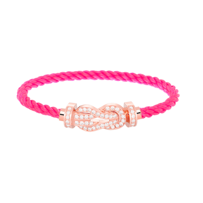 ¡®Sprite Jewelry¡¯CHANCE LARGE 8 FIGURE BUCKLE FULL DIAMOND BRACELET ROSE GOLD
