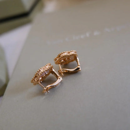 [Sprite Jewelry]LUCKY WHITE MOP EARRINGS