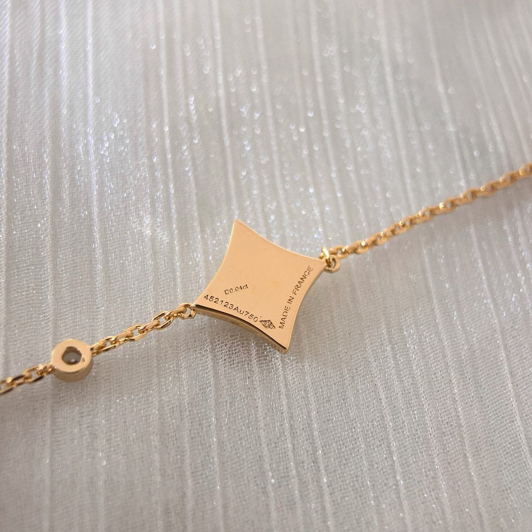 ¡®Sprite Jewelry¡¯COLOR STAR CARNELIAN PINK GOLD DIAMOND BRACELET