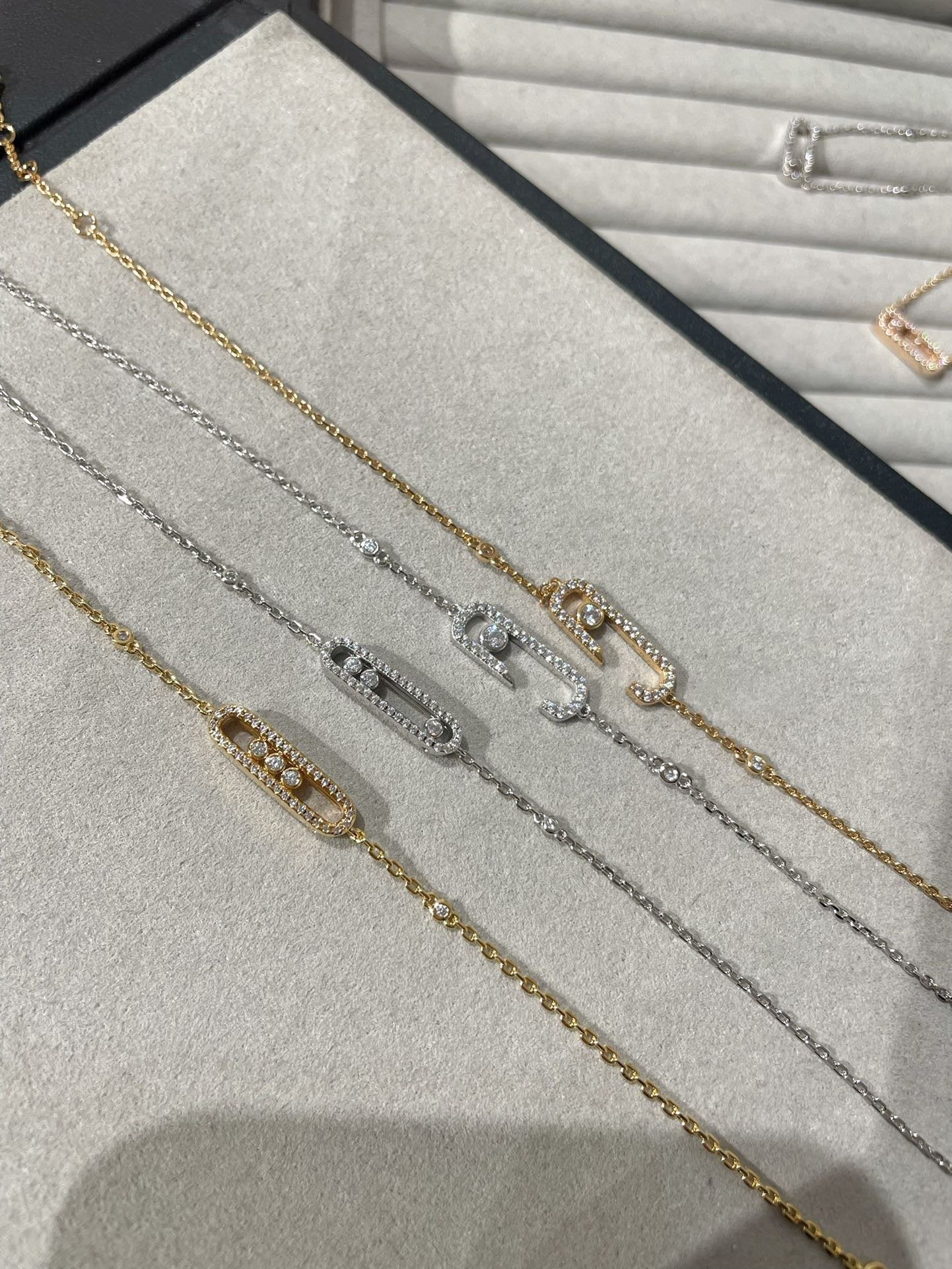 [Sprite Jewelry]BABY MOVE DIAMOND BRACELET(Adjustable length)