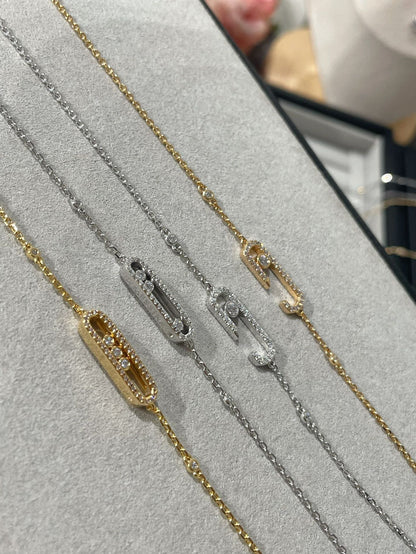 [Sprite Jewelry]BABY MOVE DIAMOND BRACELET(Adjustable length)