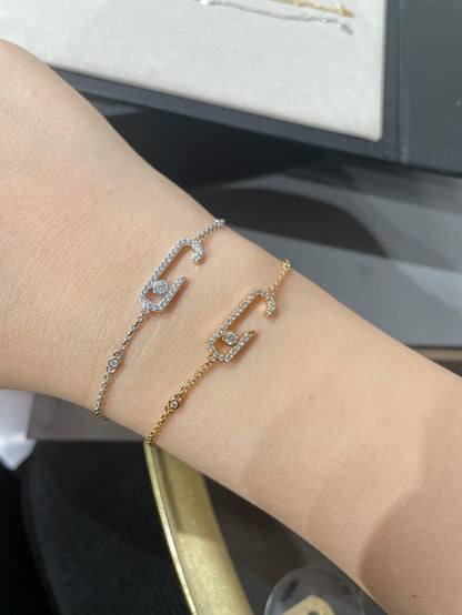 [Sprite Jewelry]BABY MOVE DIAMOND BRACELET(Adjustable length)