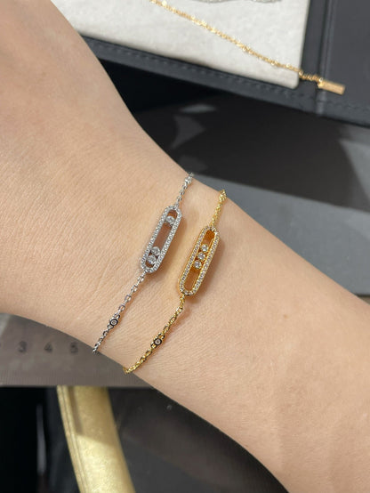 [Sprite Jewelry]BABY MOVE DIAMOND BRACELET(Adjustable length)