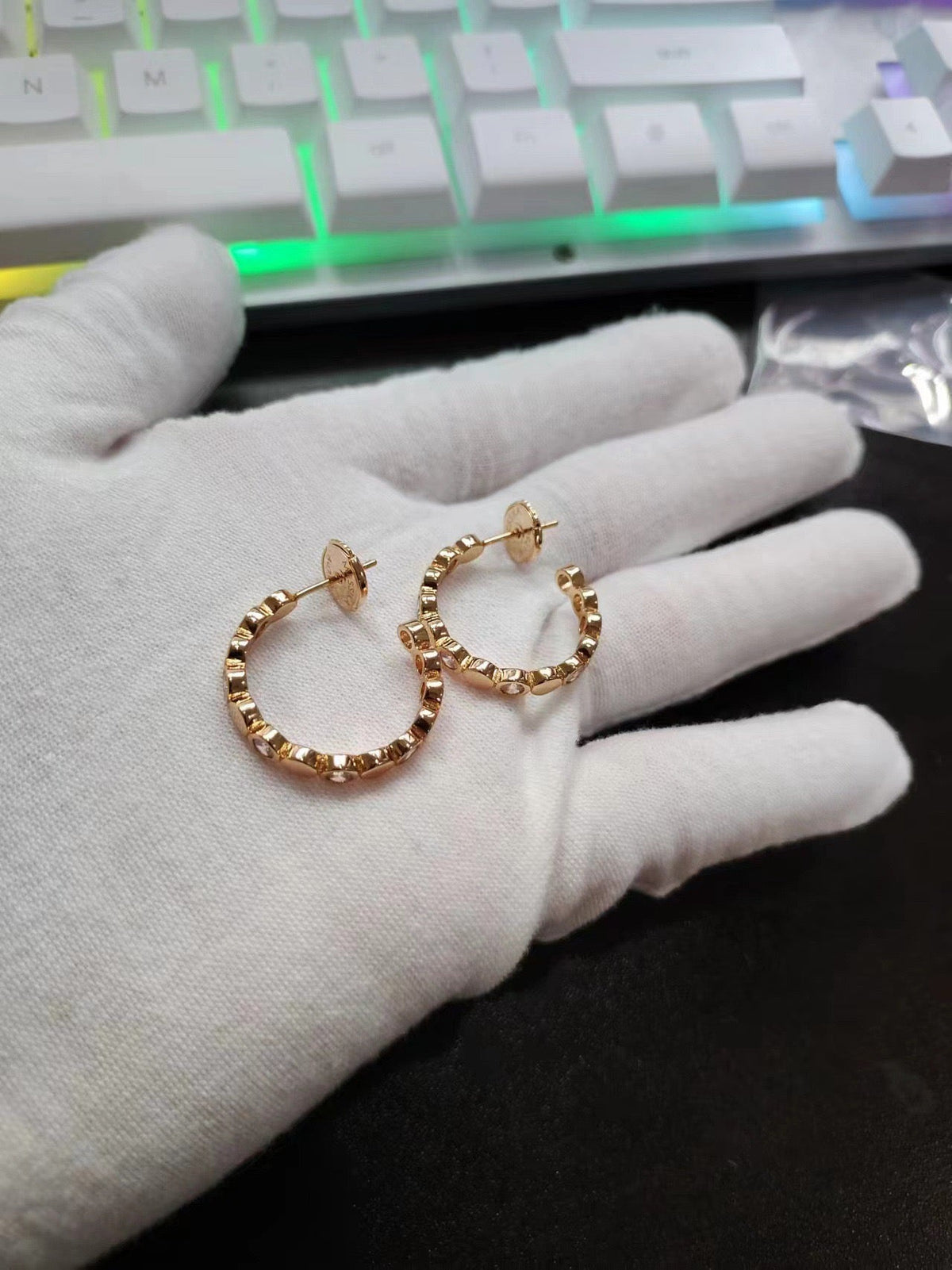 [Sprite Jewelry]Bubble Hoop Earrings