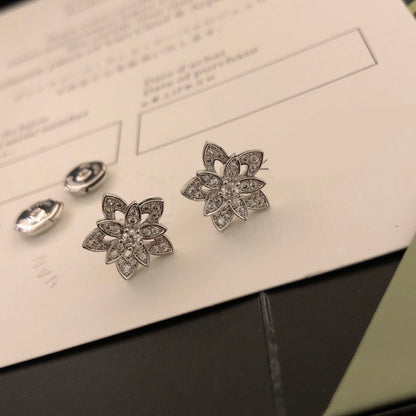 ¡®SpriteJewelry¡¯Lotus Openwork Earrings（Mini）