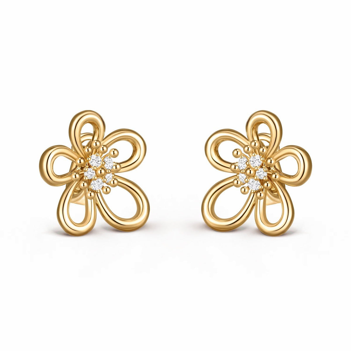 [SpriteJewelry]Flowerlace Stud Earrings,