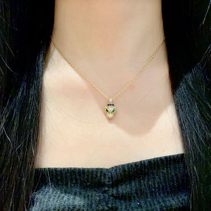 ¡®SpriteJewelry¡¯Panthère de Cartier Pavé‑Diamond Necklace