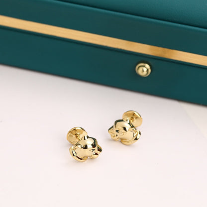 ¡®SpriteJewelry¡¯Polished Panther‑Head Earrings