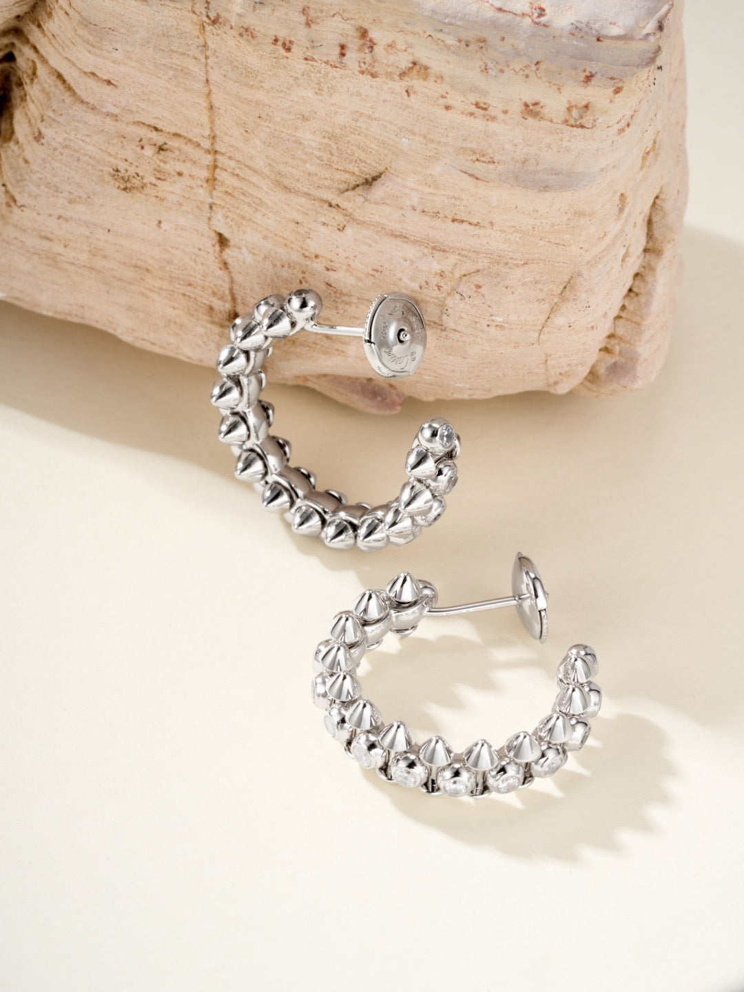 ¡®SpriteJewelry¡¯Clash‑de  Spiked Diamond Earrings