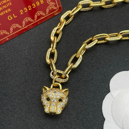 ¡®Sprite Jewelry¡¯Lion Head Link Chain Necklace