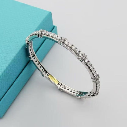 [Sprite Jewelry]Classic Gold and Diamond Bracelet