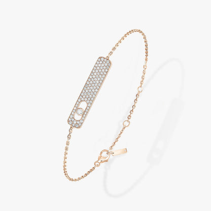 [Sprite Jewelry]MOVE CLASSIQUE DIAMOND PAVED BRACELET(Adjustable)