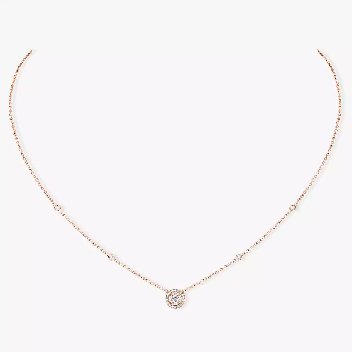 [Sprite Jewelry]Diamond Necklace 0,20ct Brilliant Shape Joy