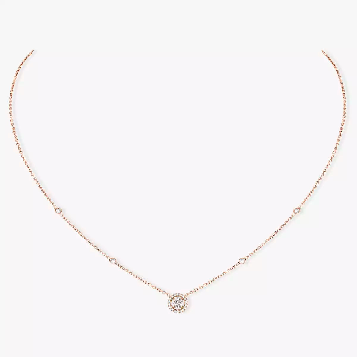 [Sprite Jewelry]Diamond Necklace 0,20ct Brilliant Shape Joy