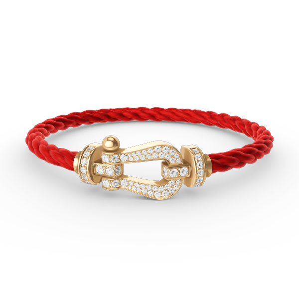 ¡®Sprite Jewelry¡¯FORCE LARGE HORSESHOE FULL DIAMOND BRACELET GOLD