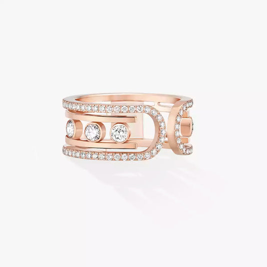 [Sprite Jewelry]Move 10th Diamond Ring in Gold
