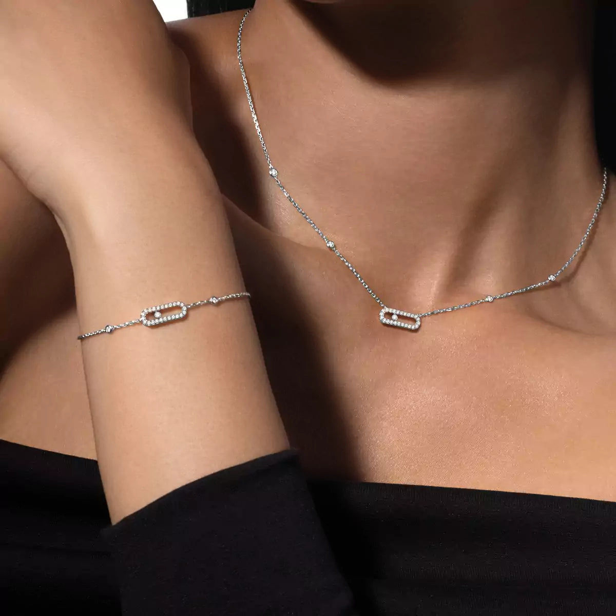 [Sprite Jewelry]Diamond Necklace Move Uno