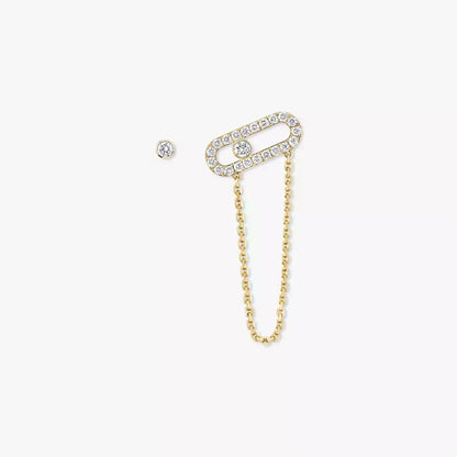 [Sprite Jewelry]Move Uno Diamond Earrings