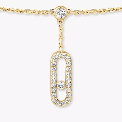 [Sprite Jewelry] Move Uno pavé ankle bracelet