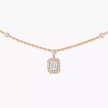 [Sprite Jewelry]My Twin Diamond Necklace in Silver
